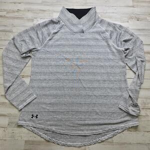 Under Armour Women's 2XL Zinger Pullover Athletic Gym Casual Striped & Stylish